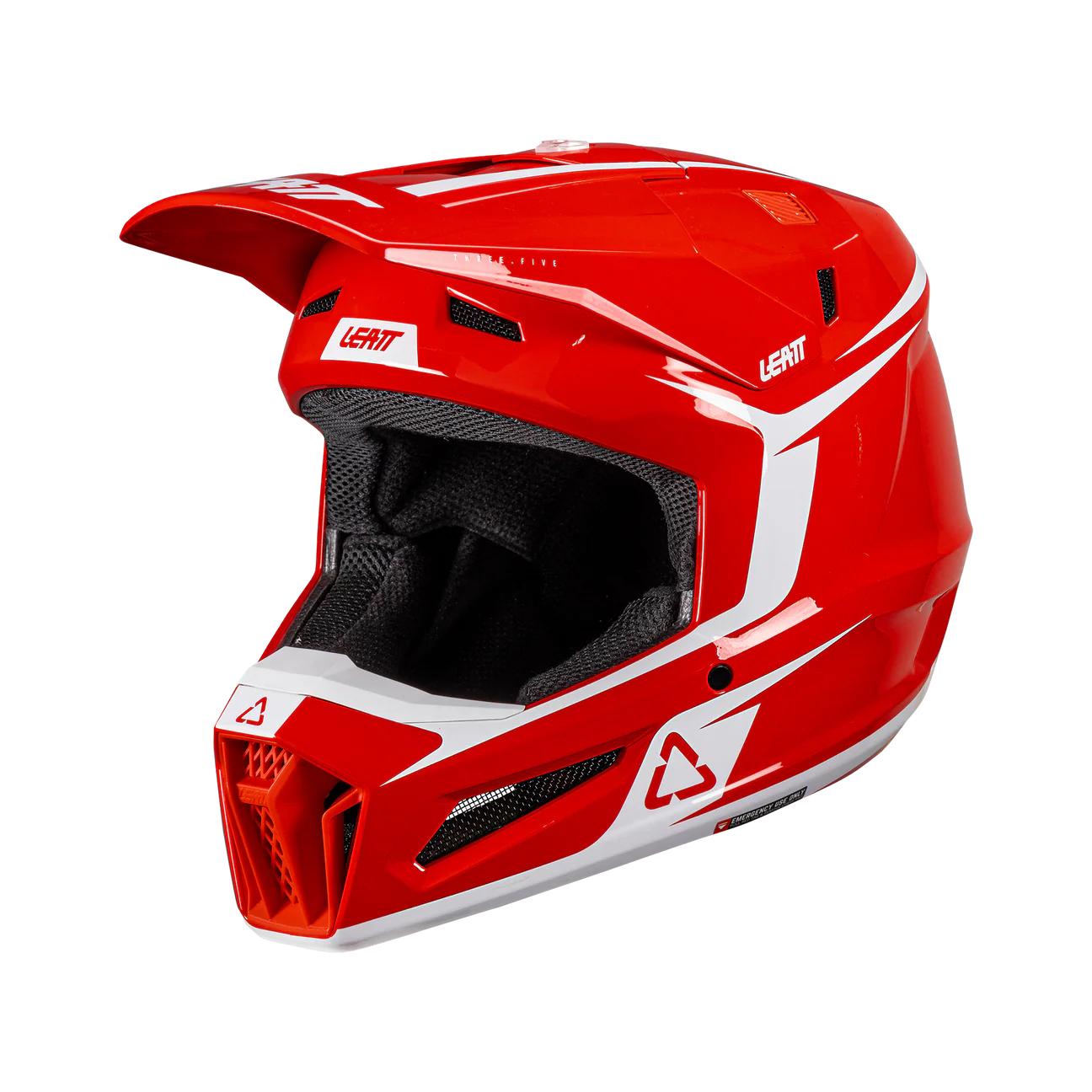 LEATT KOMPLET ČELADA MOTO 3.5 RDEČA + OČALA 3.5