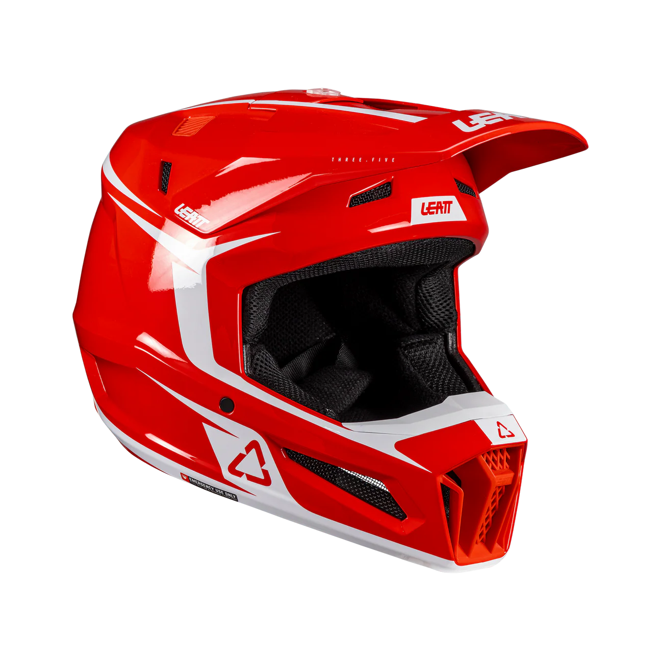 LEATT KOMPLET ČELADA MOTO 3.5 RDEČA + OČALA 3.5