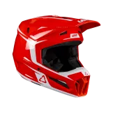 LEATT KOMPLET ČELADA MOTO 3.5 RDEČA + OČALA 3.5