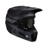 LEATT KOMPLET ČELADA MOTO 3.5 ČRNA + OČALA 3.5