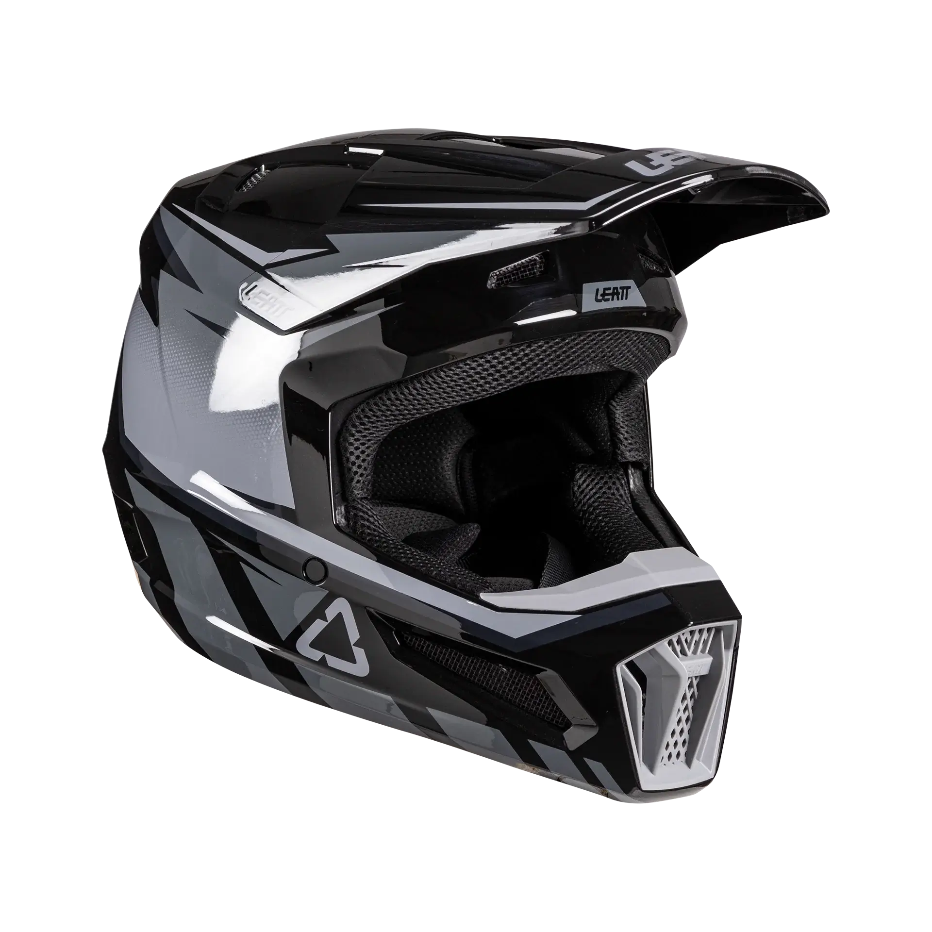 LEATT ČELADA MOTO 2.5 SIVO - ČRNA