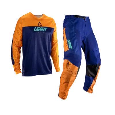 LEATT MX KOMPLET RIDE KIT 3.5 - ORANŽEN / MODER