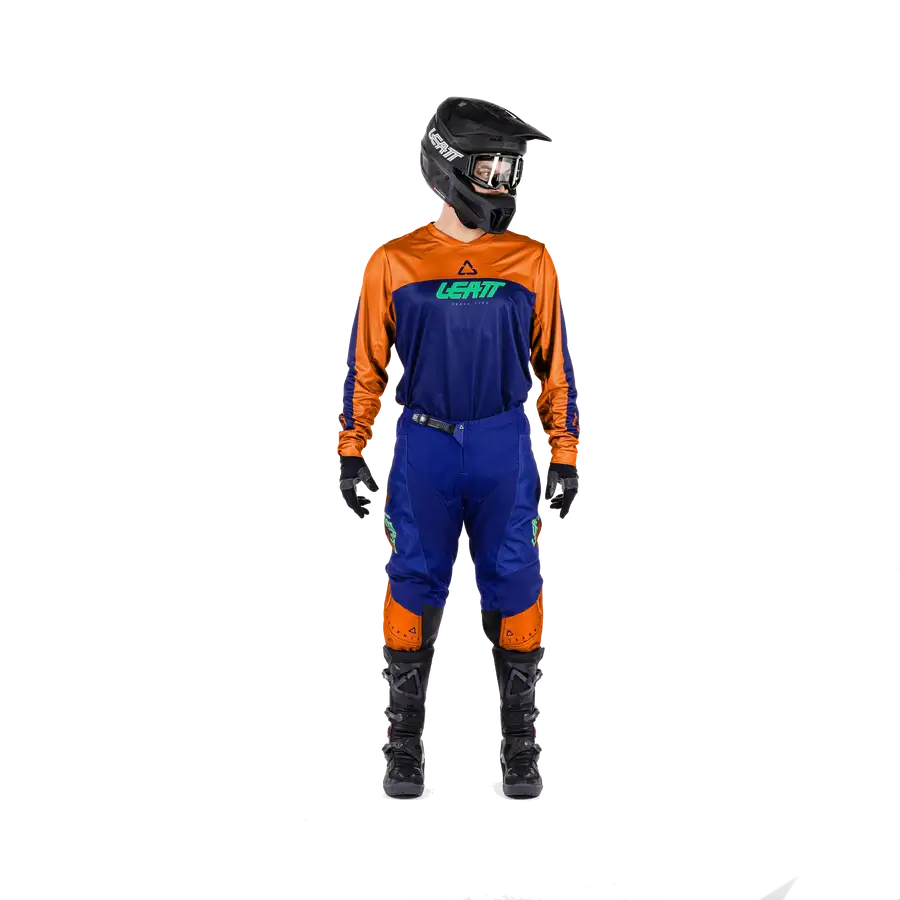 LEATT MX KOMPLET RIDE KIT 3.5 - ORANŽEN / MODER