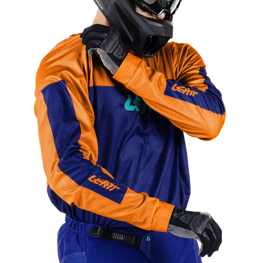 LEATT MX KOMPLET RIDE KIT 3.5 - ORANŽEN / MODER