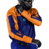 LEATT MX KOMPLET RIDE KIT 3.5 - ORANŽEN / MODER