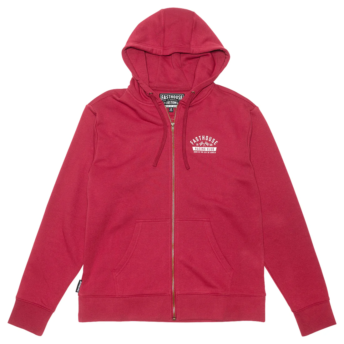 Slika FASTHOUSE ACCLAIMED HOODED ZIP - BORDO