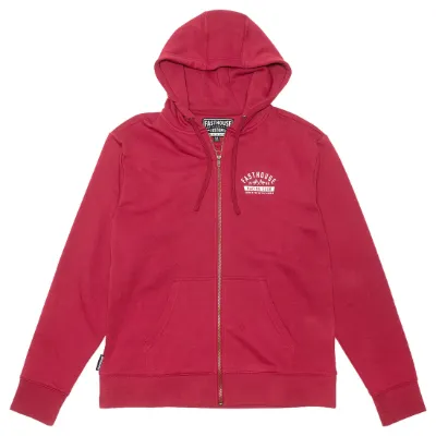 Slika FASTHOUSE ACCLAIMED HOODED ZIP - CRVENA