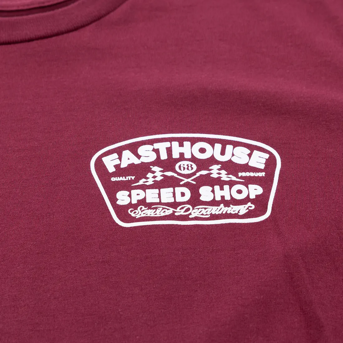 Slika FASTHOUSE WEDGED T-SHIRT - CRVENA