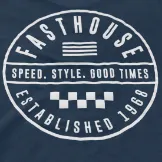 Slika FASTHOUSE STATEMENT T-SHIRT - TEMNO MODRA