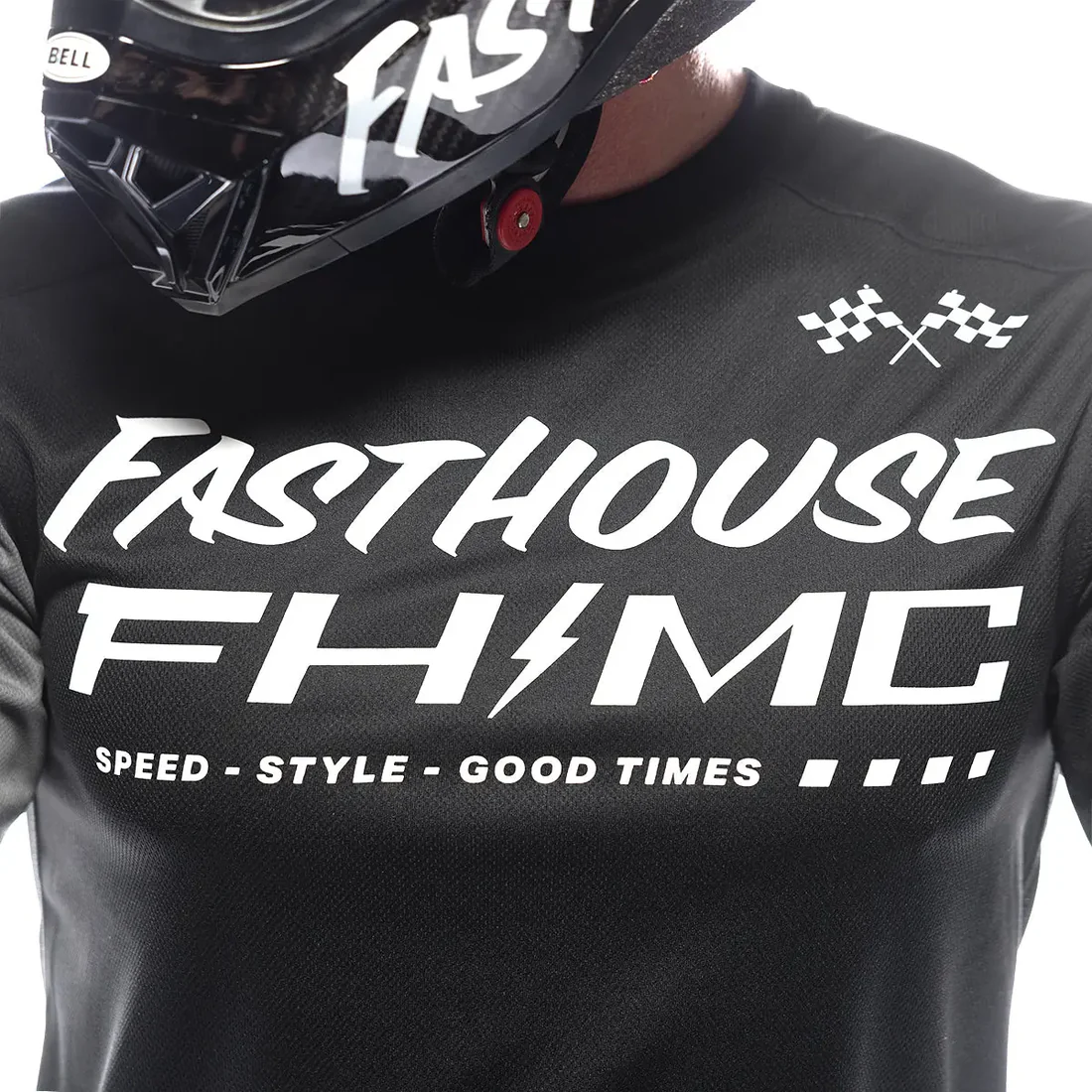 Slika FASTHOUSE CARBON METHOD DRES – ČRNO/SIV