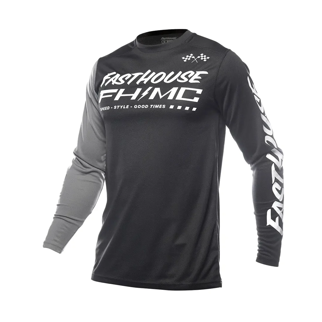 Slika FASTHOUSE CARBON METHOD OTROŠKI MX DRES – ČRNO/SIV
