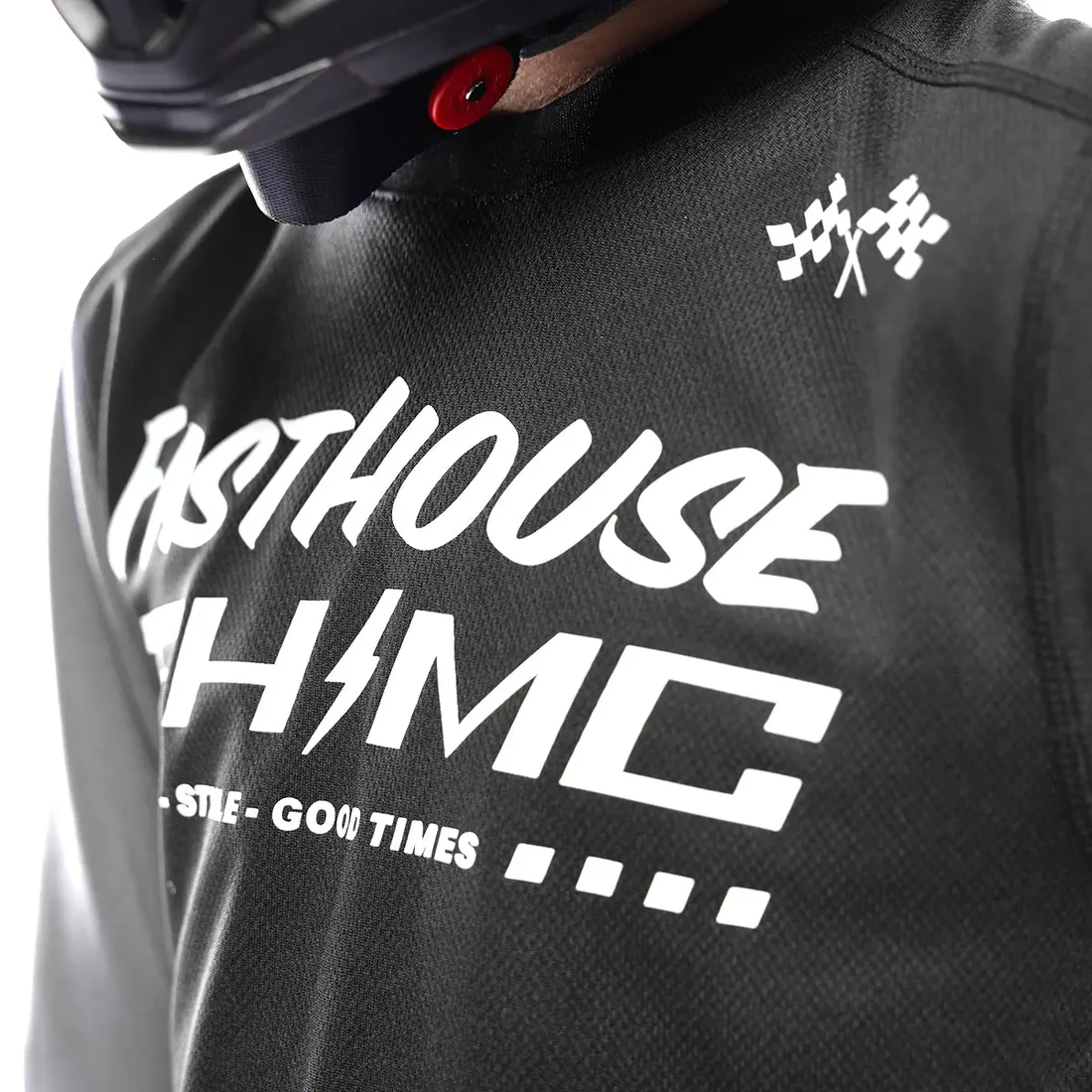 Slika FASTHOUSE CARBON METHOD OTROŠKI MX DRES – ČRNO/SIV