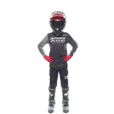 Slika FASTHOUSE CARBON METHOD OTROŠKI MX DRES – ČRNO/SIV