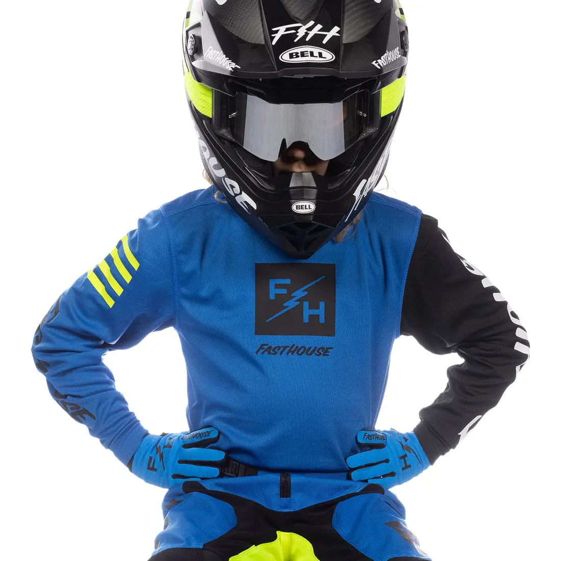 Slika FASTHOUSE CARBON ECHO DJEČJI DRES – PLAVI (ELECTRIC BLUE)