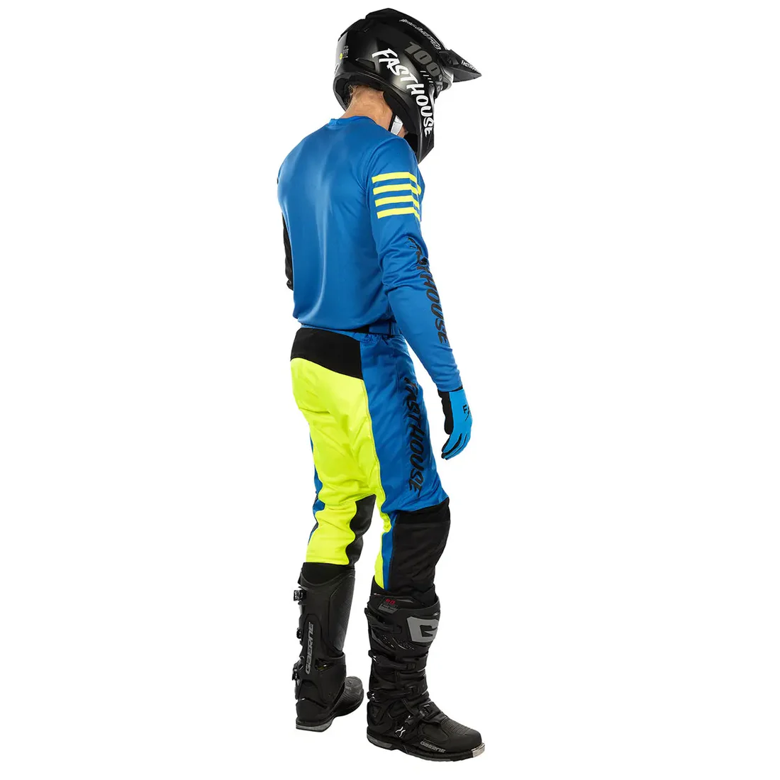 Slika FASTHOUSE CARBON ECHO HLAČE – ELECTRIC BLUE/FLUO