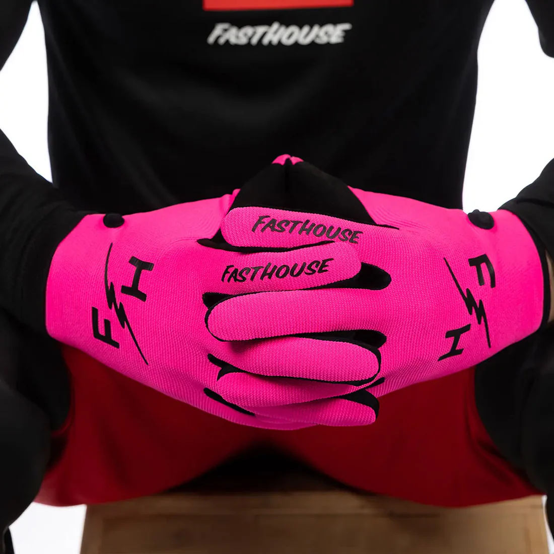 Slika FASTHOUSE CARBON ETERNAL ROKAVICE - ELECTRIC PINK