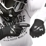 FASTHOUSE CARBON ETERNAL ROKAVICE - ČRNE