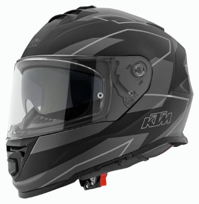 Slika KTM STORM III STEALTH ECE MOTORISTIČNA ČELADA - ČRNA