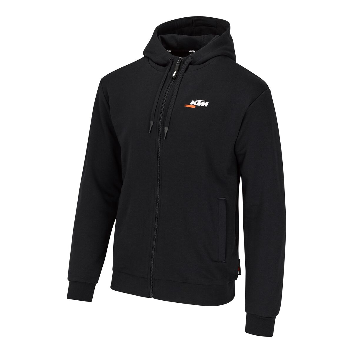 Slika KTM BEAST ZIP HOODIE MOŠKI PULOVER S KAPUCO NA ZADRGO - ČRN