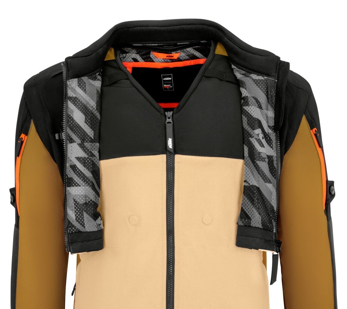 Slika KTM RACETECH ENDURO JAKNA - CRNO/BEŽ